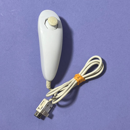 Nintendo Wii Controller Nunchuck White - Wii Accessory