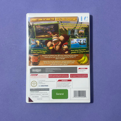 Donkey Kong Country Returns - Wii Game