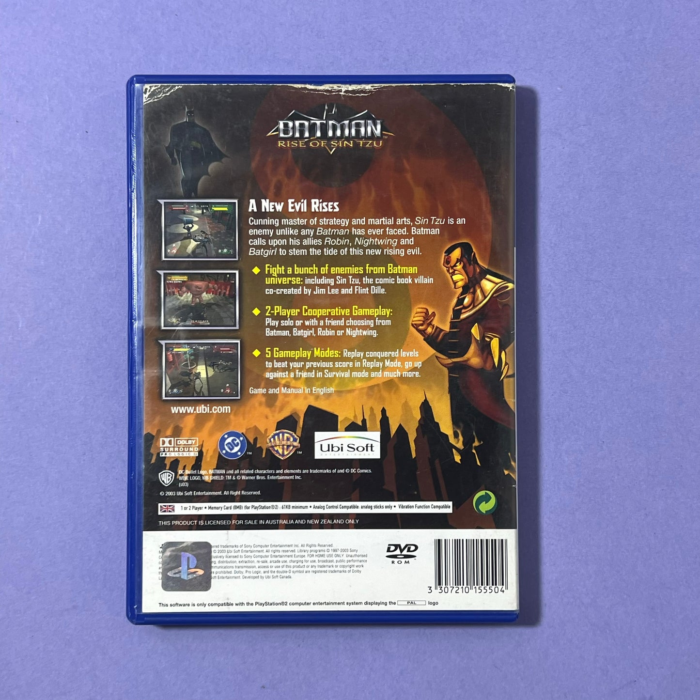 Batman Rise of Sin Tzu - PS2 Game