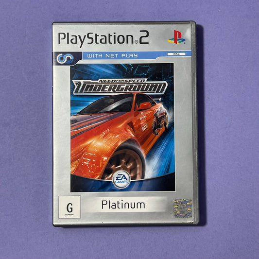 Need for Speed Underground (Platinum) - PS2 Game