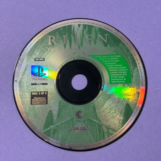 Riven Disk 3 - PS1 Game