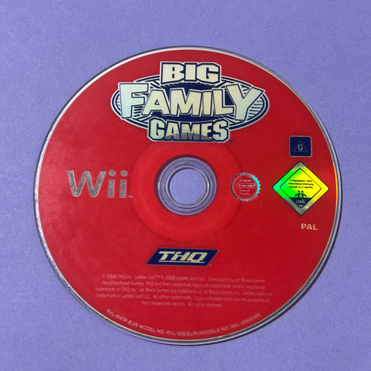 Big Family Games - Wii Game
