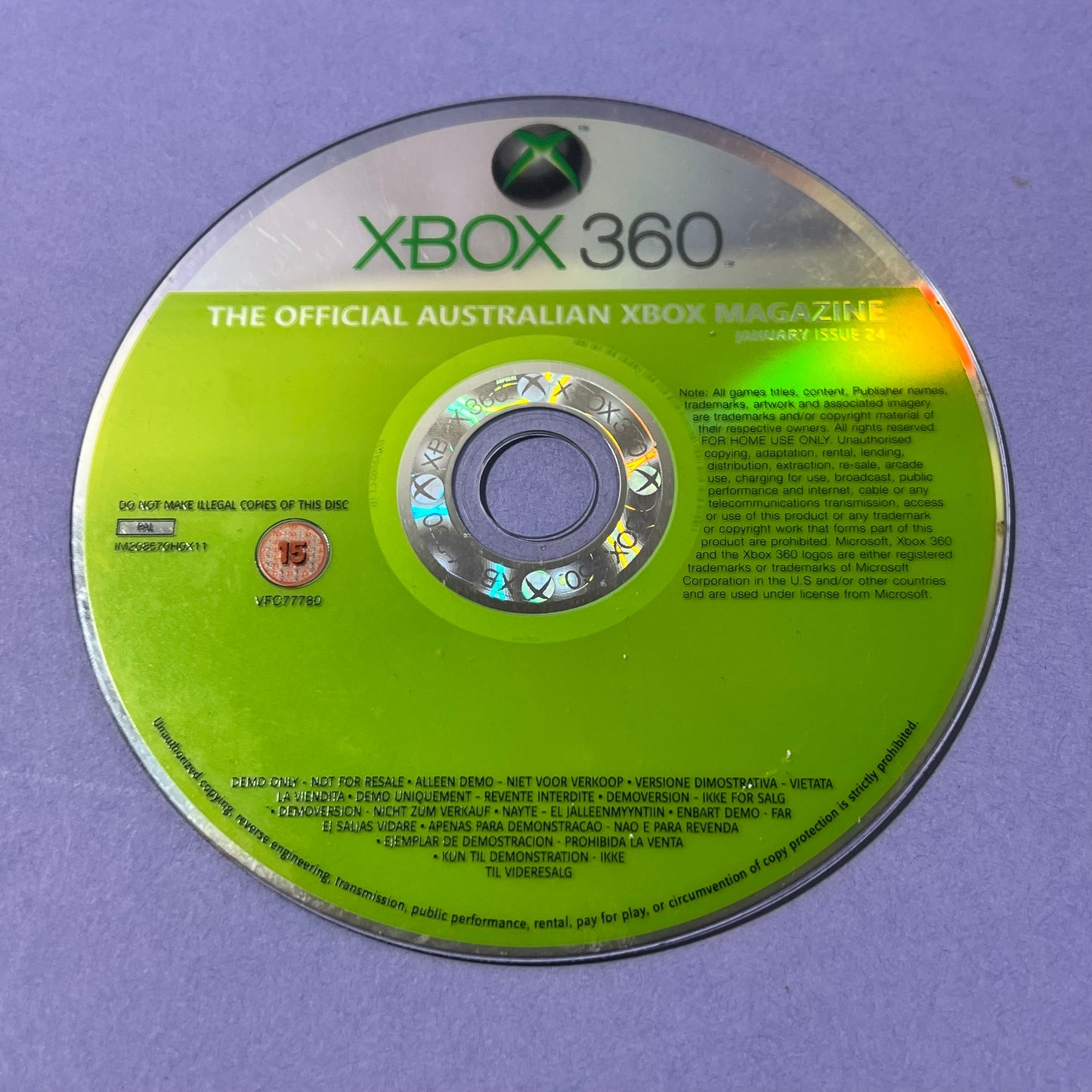 Xbox 360 Magazine Issue 24 Demo Disk  - Xbox 360 Promos & Demos