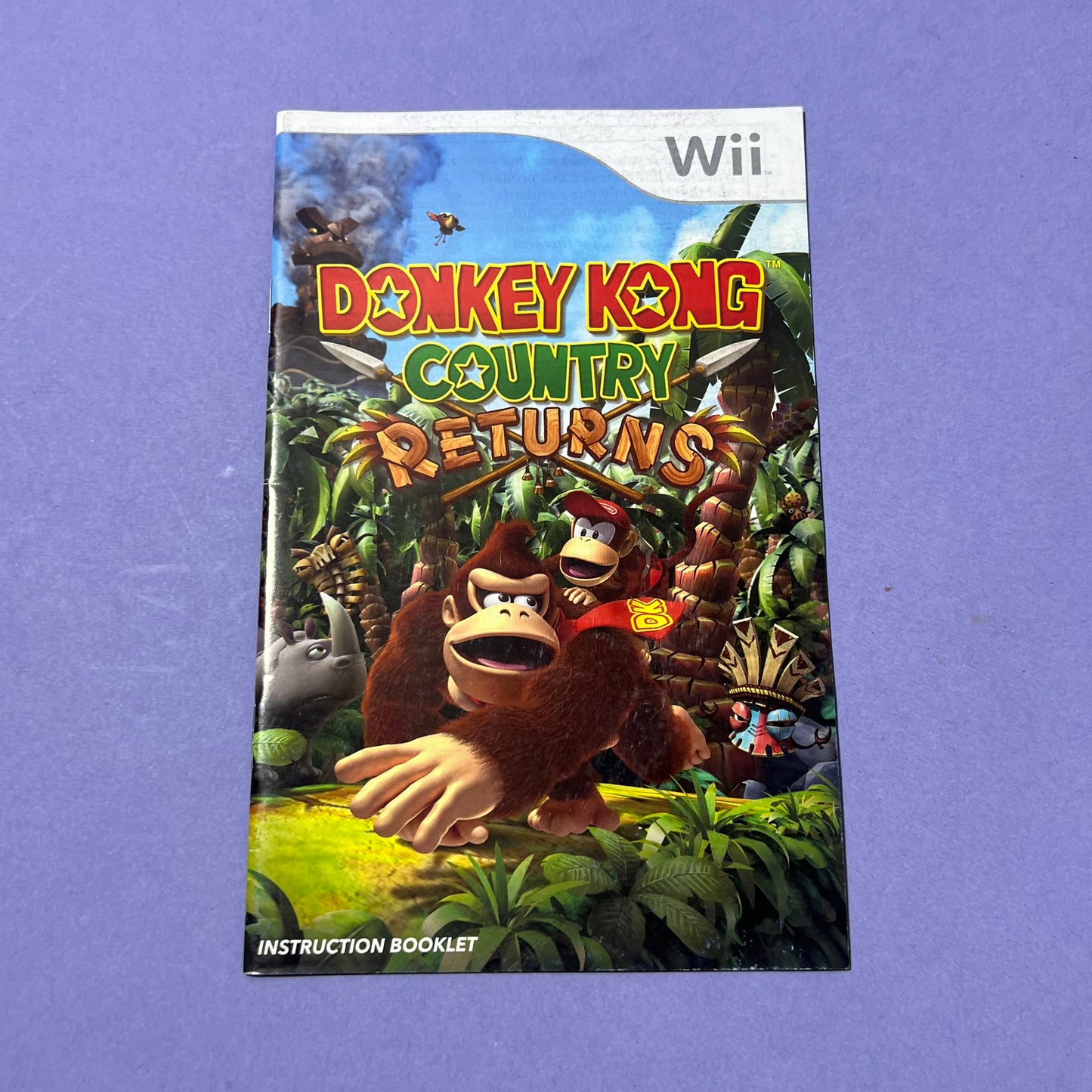 Donkey Kong Returns Manual - Wii Manual