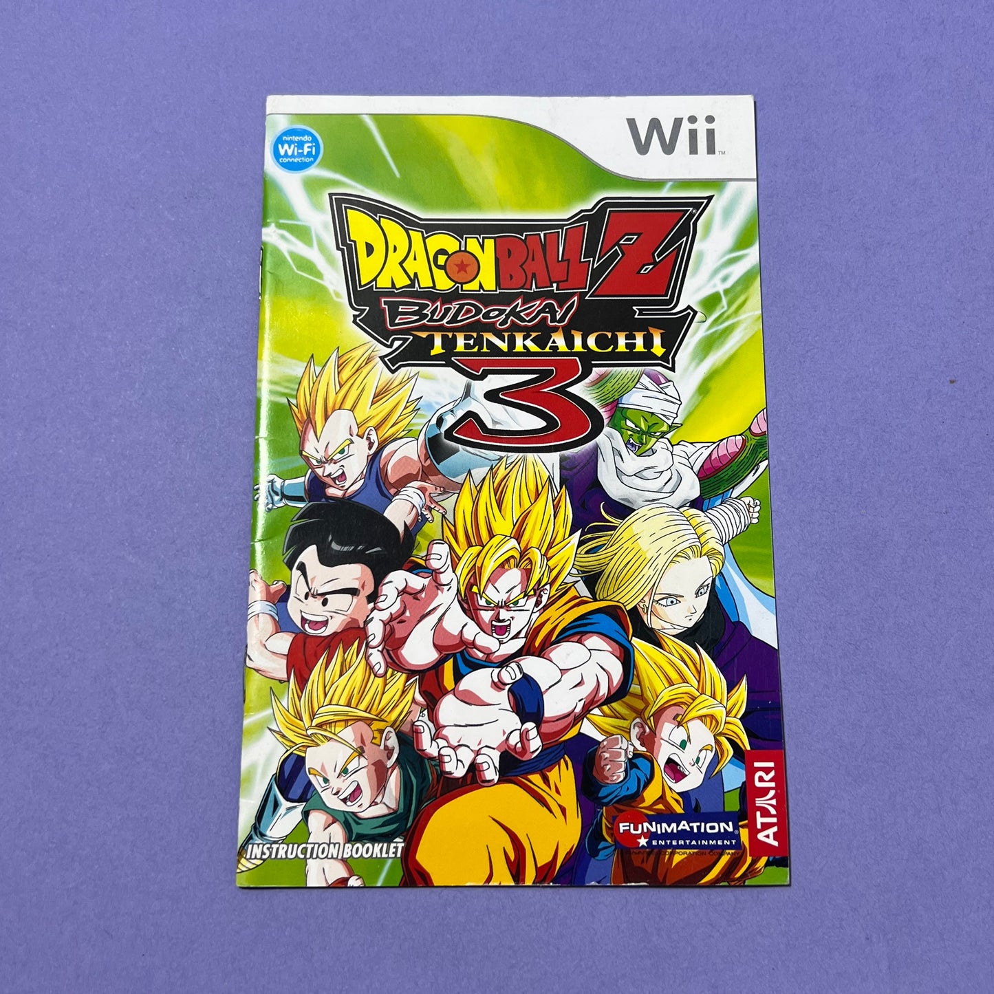 Dragonball Z 3 Manual - Wii Manual