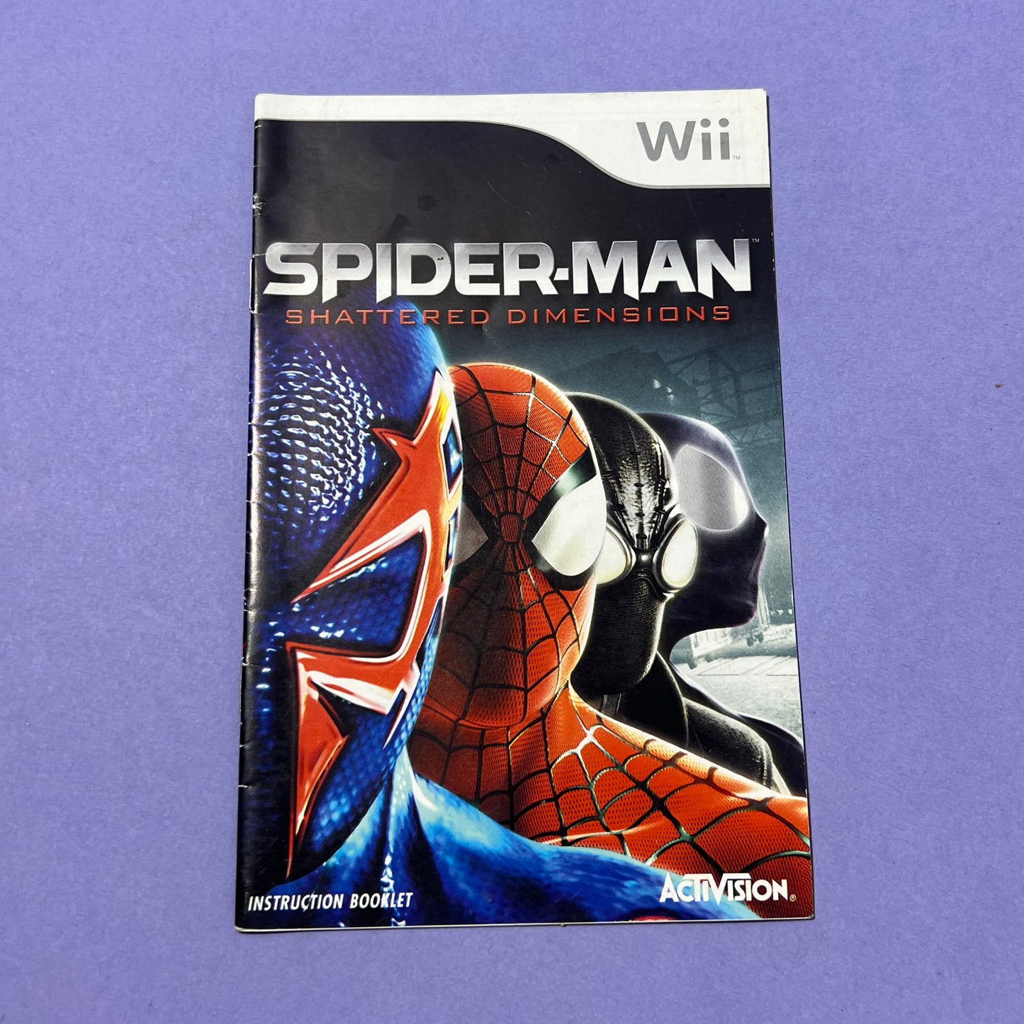 Spiderman Shattered Dimensions Manual - Wii Manual