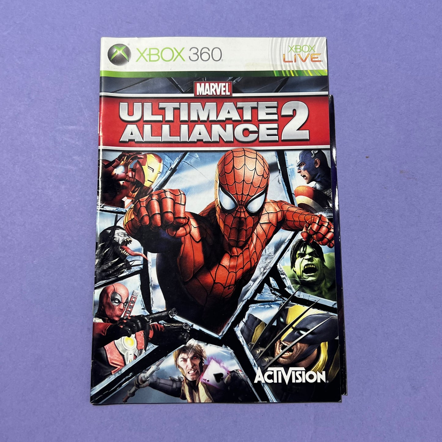 Marvel Alliance 2 Manual - Xbox 360 Manual
