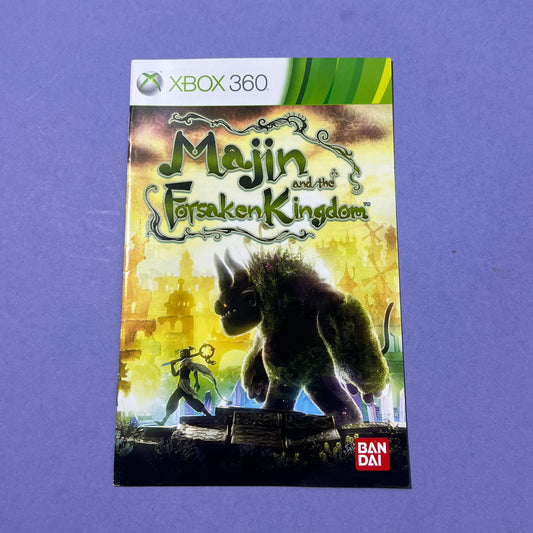 Majin and the Forsaken Kingdom Manual - Xbox 360 Manual