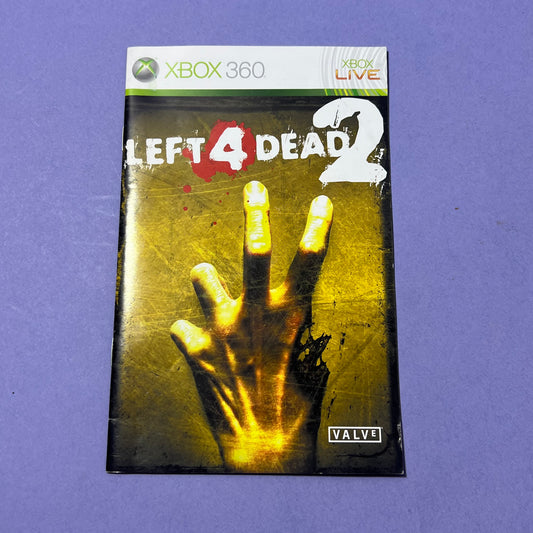 Left 4 Dead 2 Manual - Xbox 360 Manual