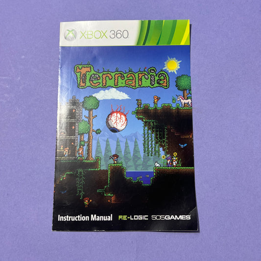 Terraria Manual - Xbox 360 Manual