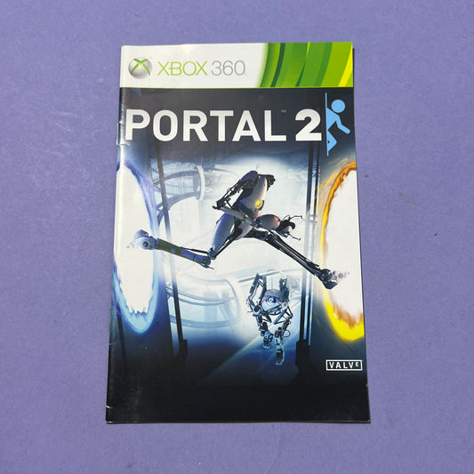 Portal 2 Manual - Xbox 360 Manual