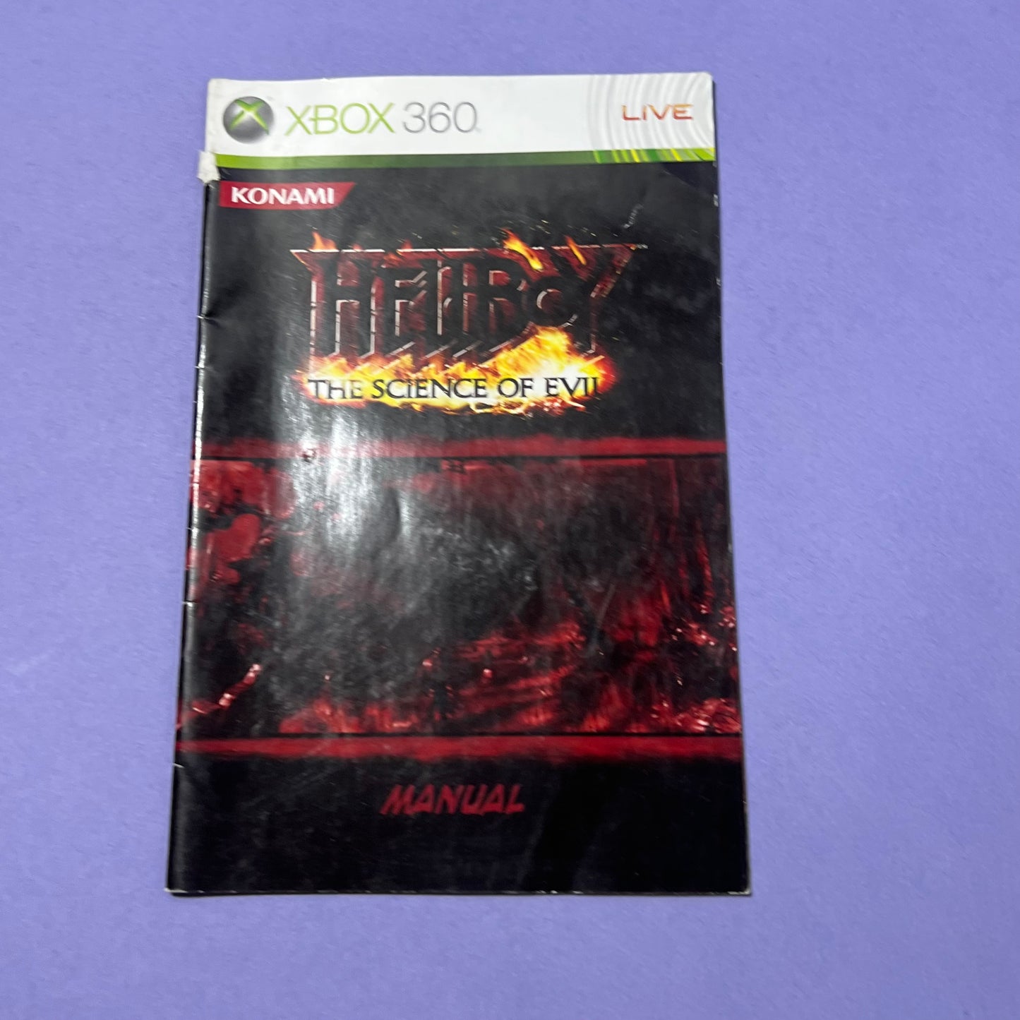 Hellboy The Science of Evil Manual - Xbox 360 Manual