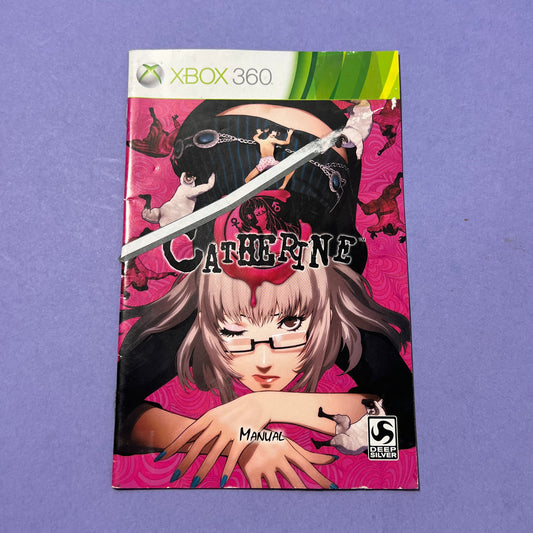 Catherine Manual - Xbox 360 Manual