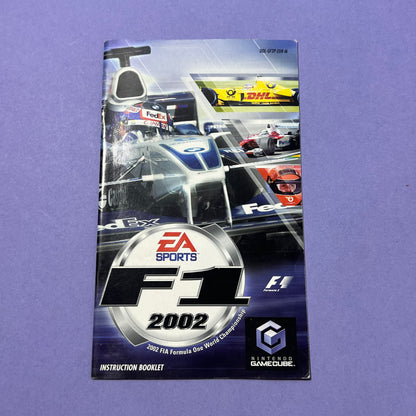 F1 2002 Manual & Cover - GameCube Manual & Cover