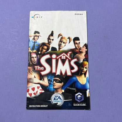 The Sims Manual & Cover - GameCube Manual & Cover