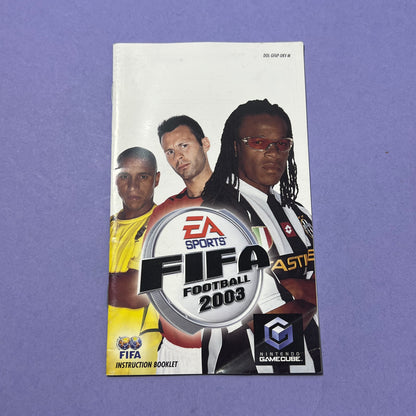 FIFA 2003 Manual & Cover - GameCube Manual & Cover