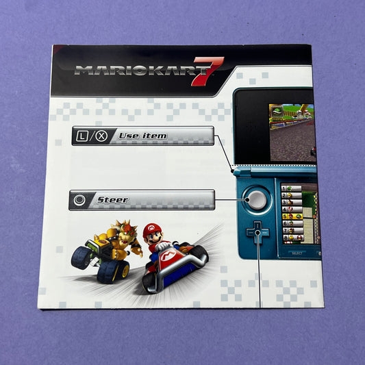 Mariokart 7 Manual - 3DS Manual