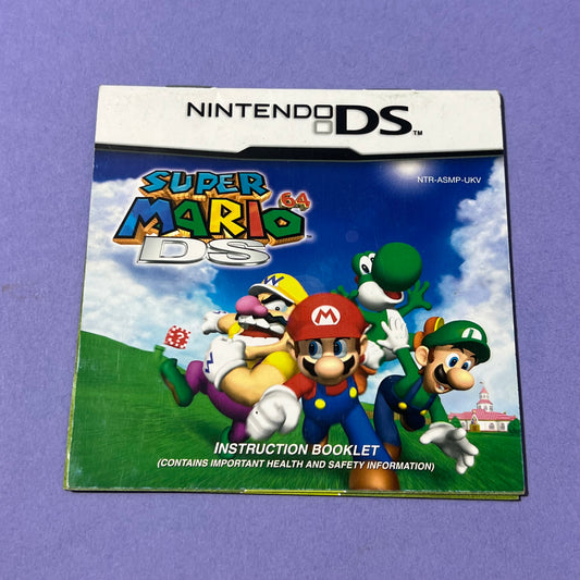 New Super Mario Bros Manual - DS Manual