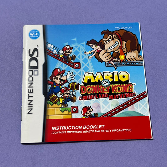 Mario vs Donkey Kong Manual - DS Manual