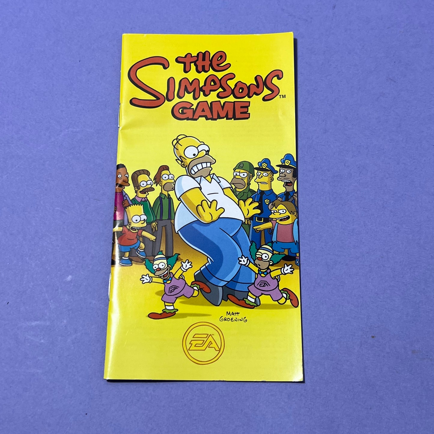 The Simpsons Game Manual - PSP Manual