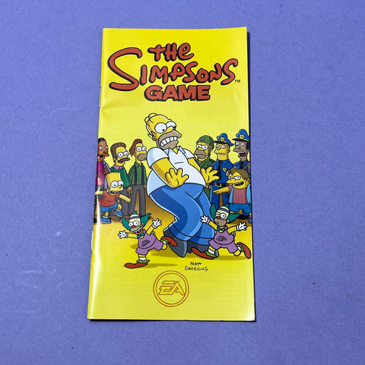 The Simpsons Game Manual - PSP Manual