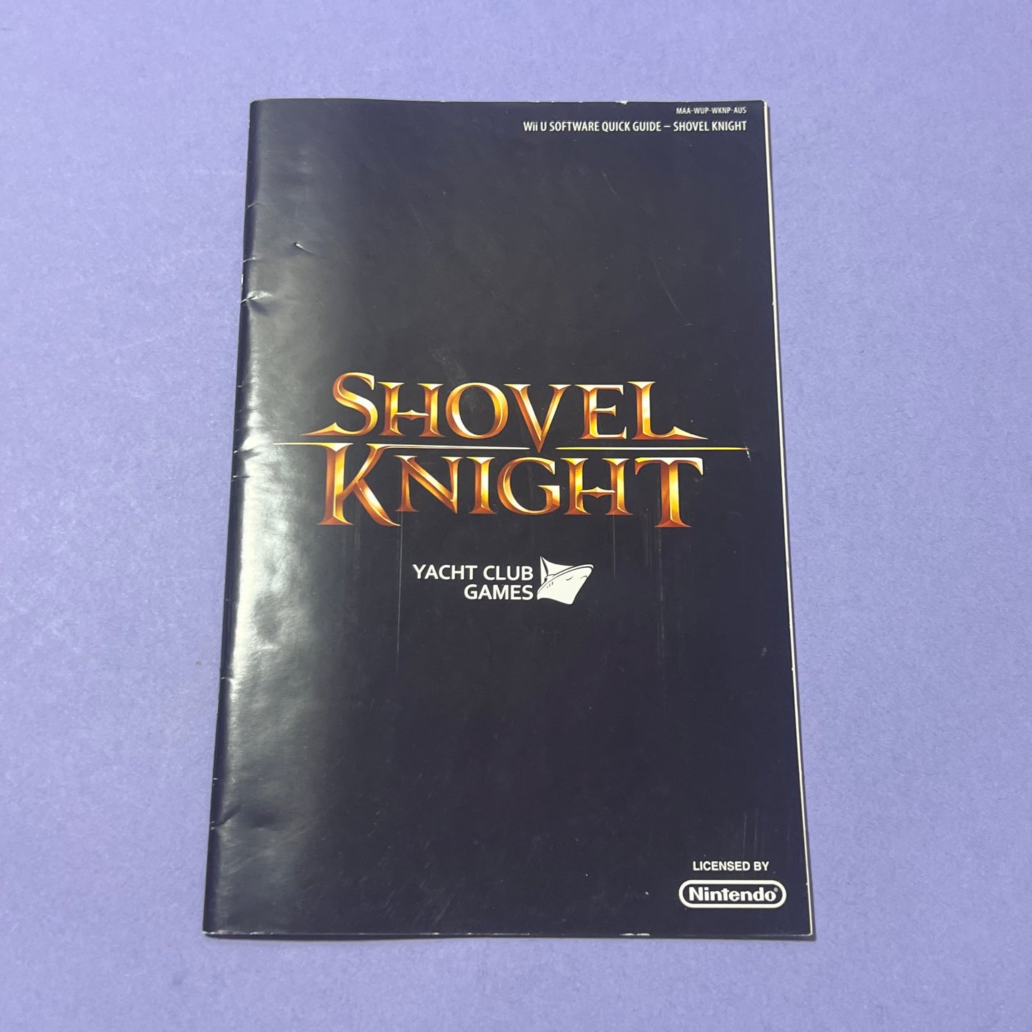 Shovel Knight Manual - Wii U Manual