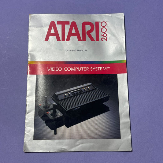 Atari 2600 Console Manual - Console Manual