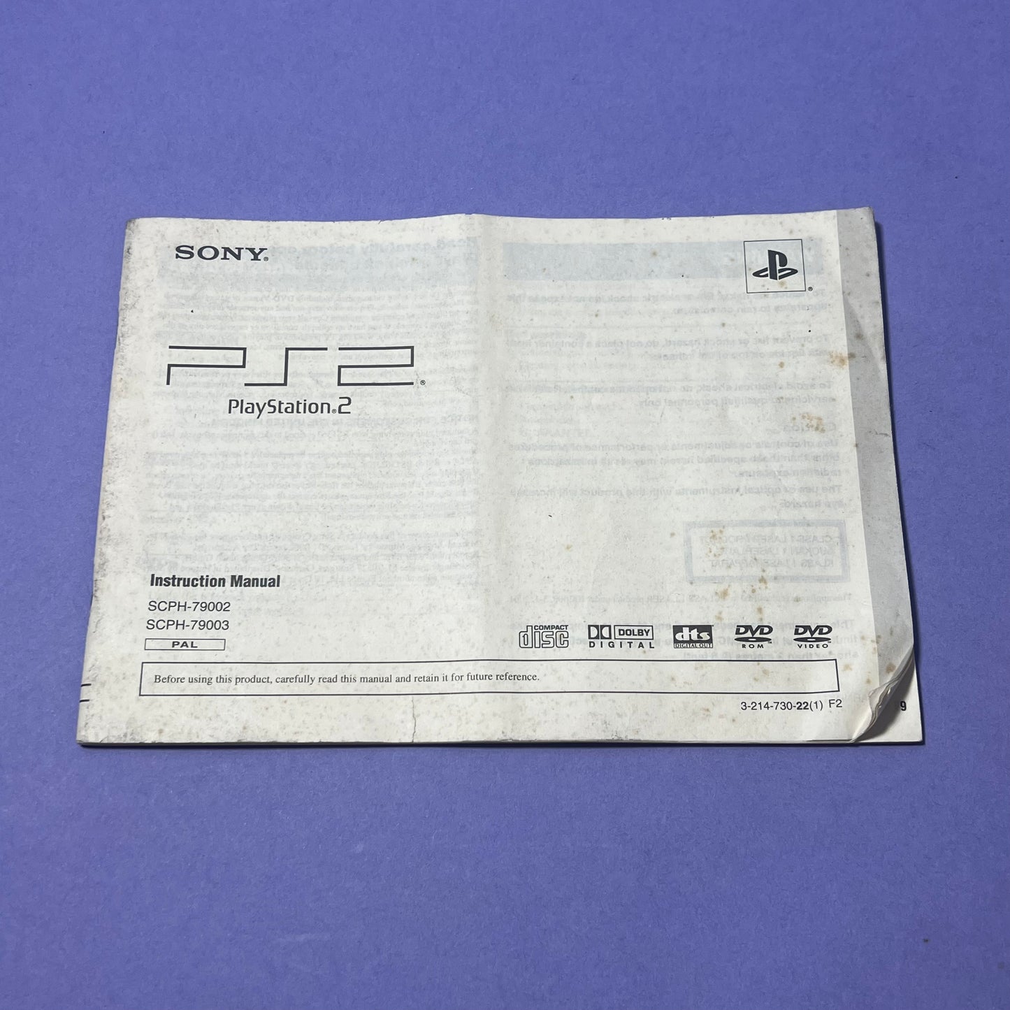PlayStation 2 Console Manual - Console Manual