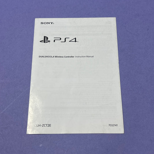 PlayStation 4 Wireless Controller Manual - Accessory Manual