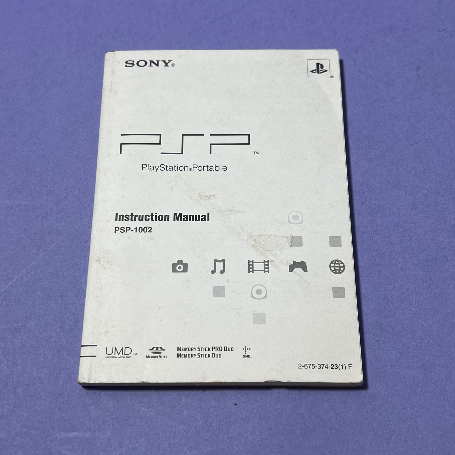 PlayStation Portable Manual - Console Manual