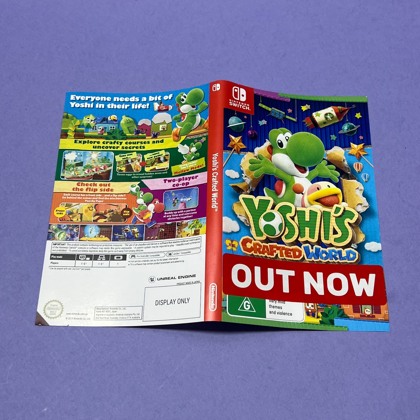 Yoshi's Crafted World Promo Cover - Switch Cover