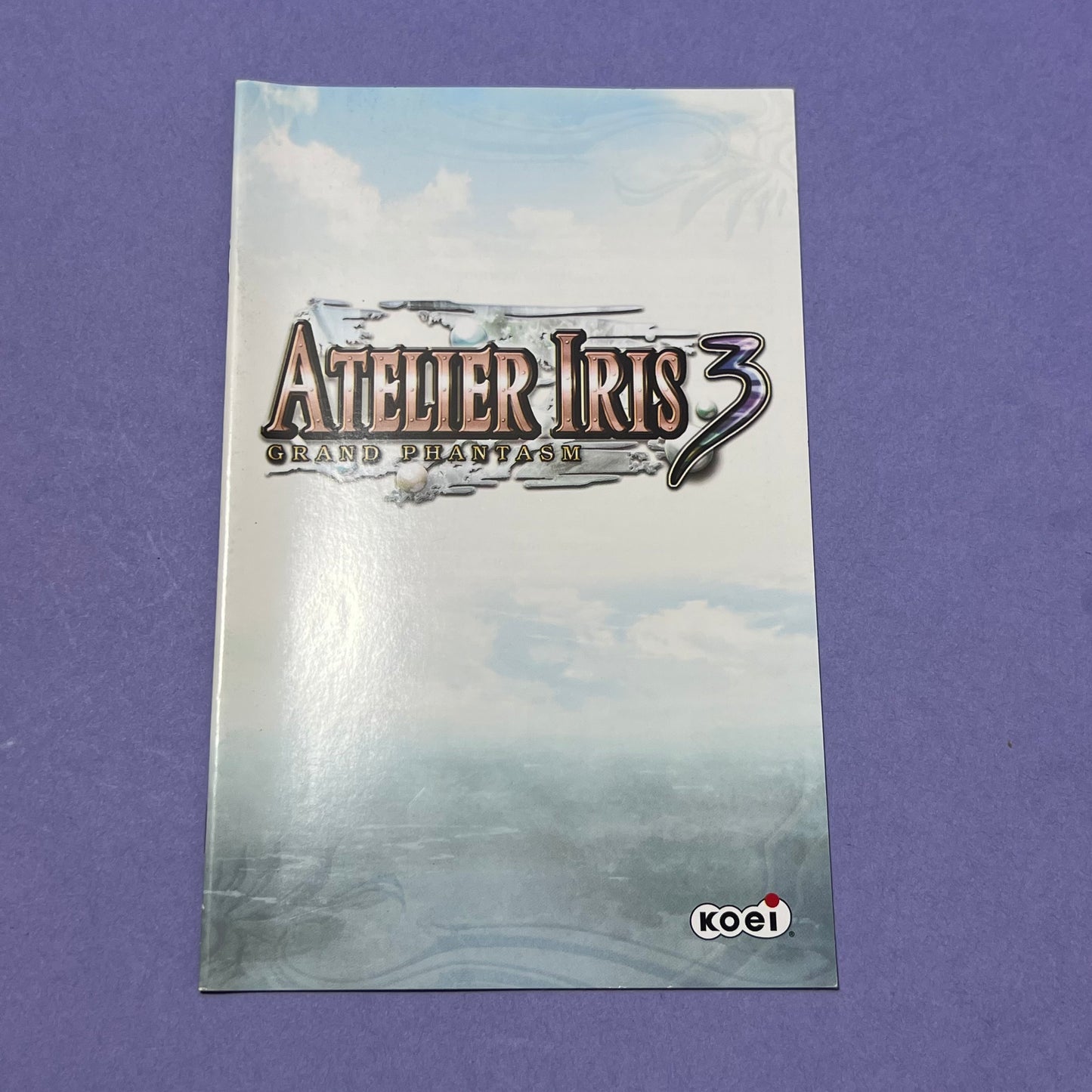 Atelier Iris 3 - PS2 Manual