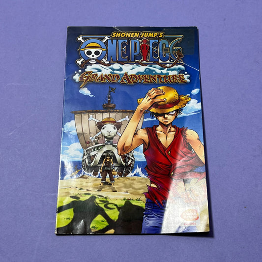 One Piece Grand Adventure Manual - PS2 Manual
