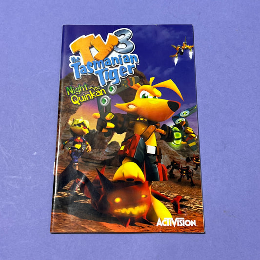 T3 The Tasmanian Tiger Manual - PS2 Manual