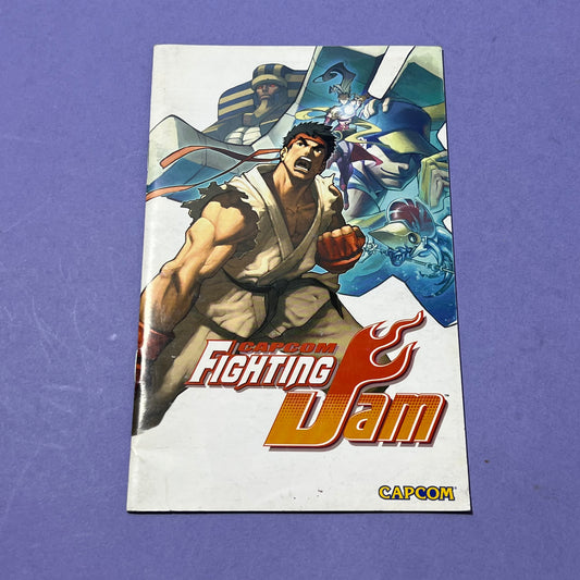 Capcom Fighting Jam Manual - PS2 Manual