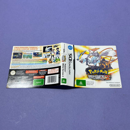 Pokemon White 2 Manual & Cover - DS Manual & Cover