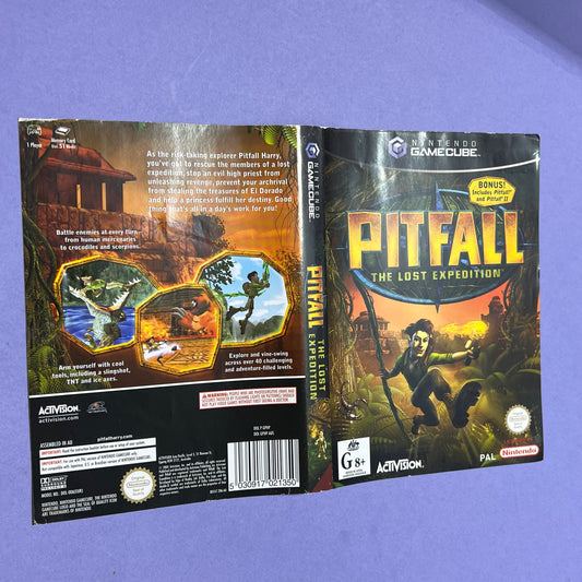Pitfall The Last Expedition Cover - GameCube Cover