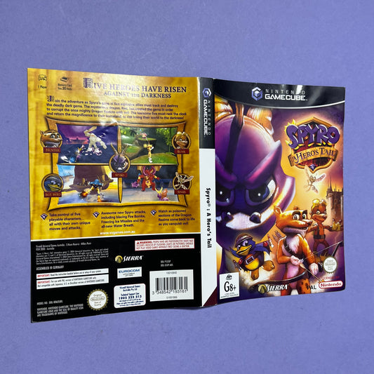 Spyro A Hero's Tail Cover - GameCube Cover