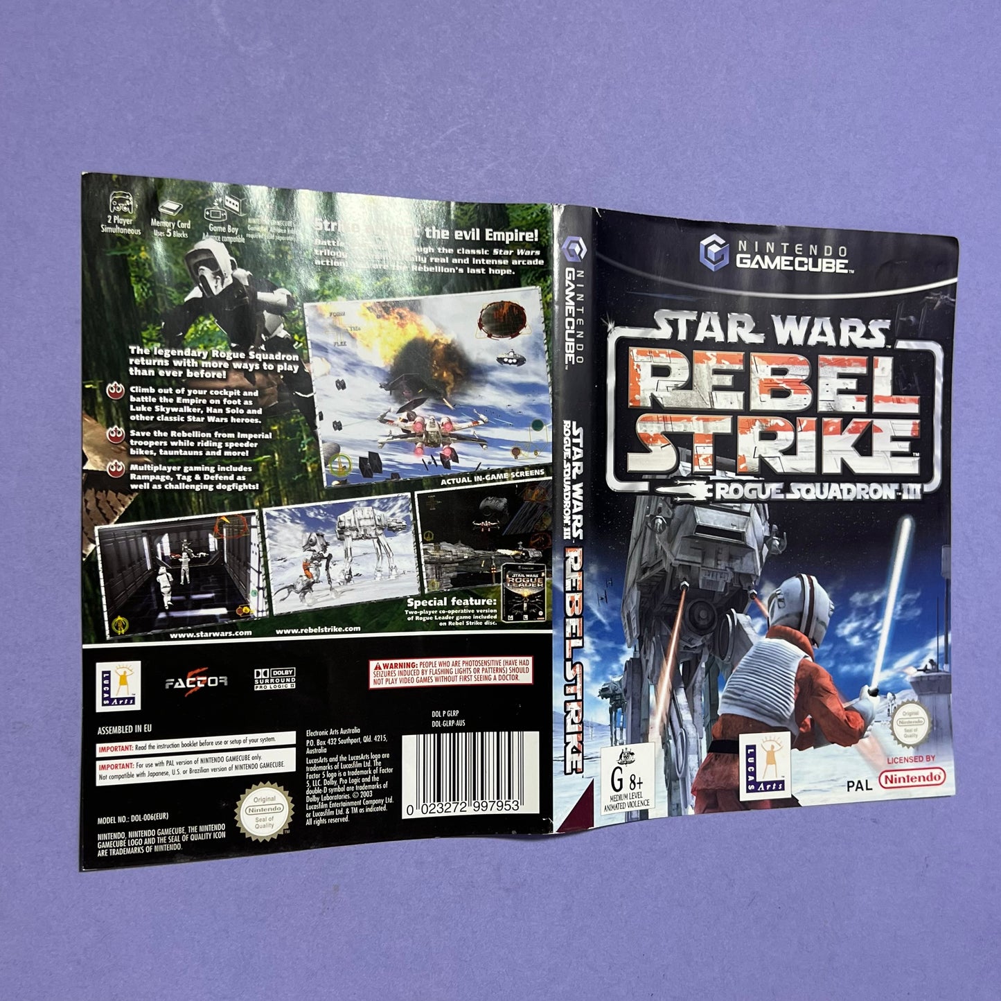 Star Wars Rebel Strike Cover - GameCube Cover