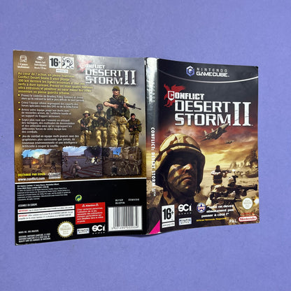 Conflict Desert Storm 2 Manual & Cover - GameCube Manual & Cover