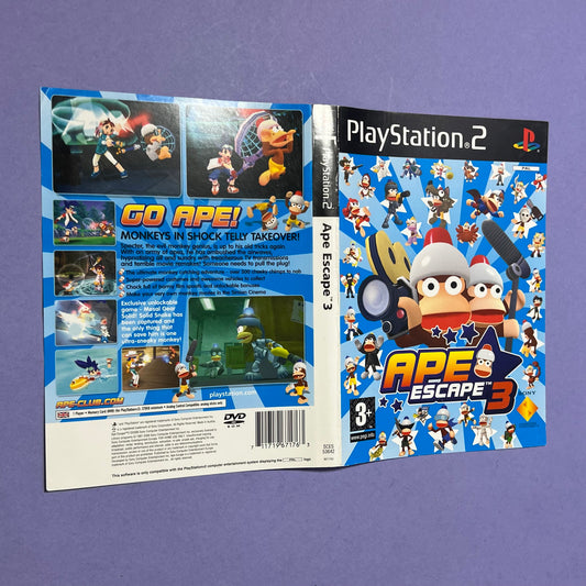 Ape Escape 3 Cover - PS2 Cover
