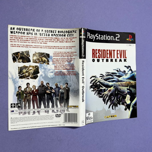 Resident Evil Outbreak Cover - PS2 Cover
