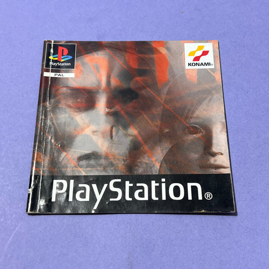 Silent Hill Manual & Cover - PS1 Manual & Cover