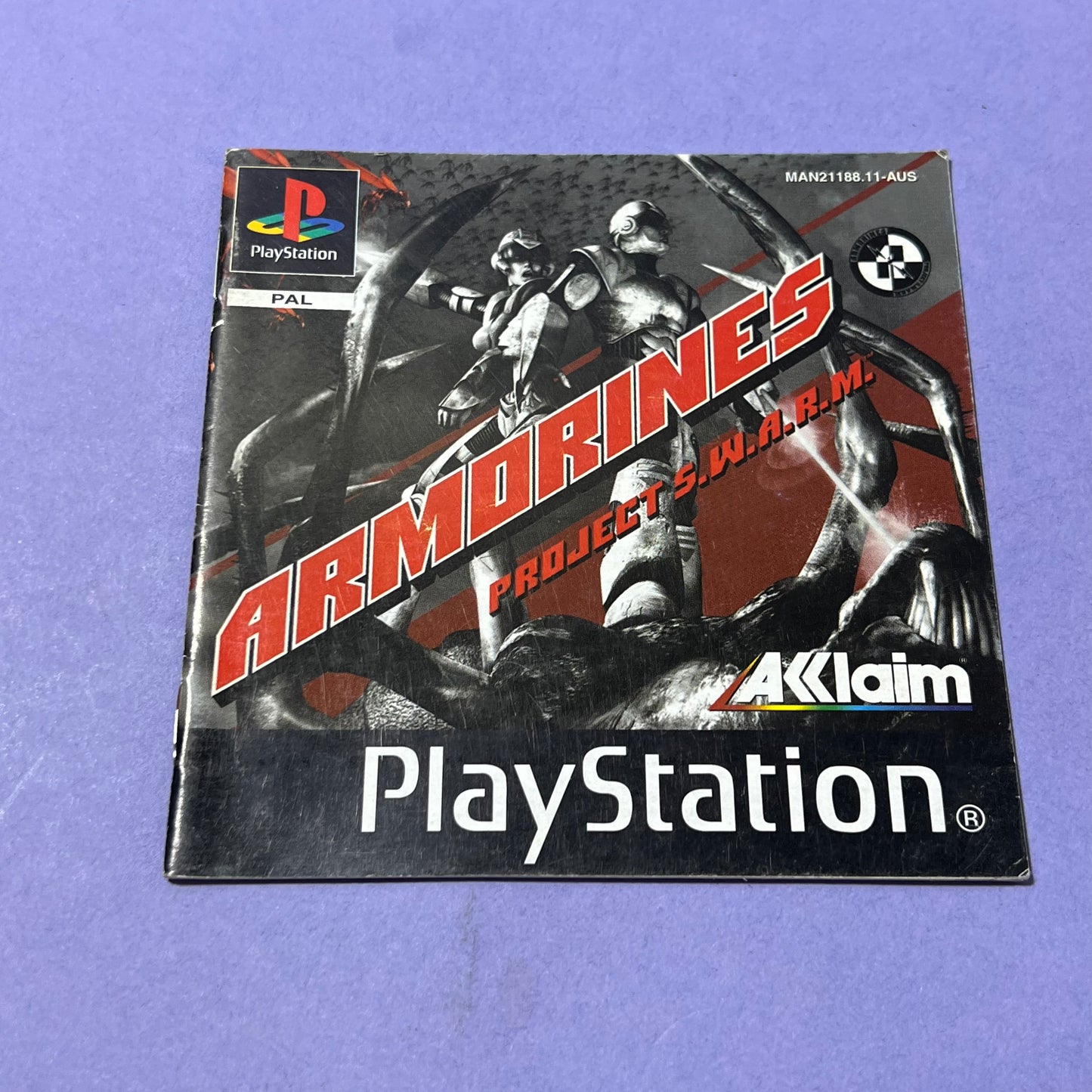 Armorines Manual - PS1 Manual