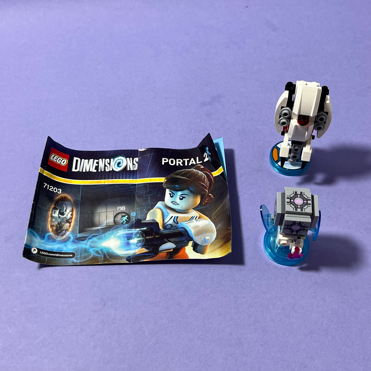 LEGO Dimensions Portal 2 Cube & Sentry Gun - Accessories