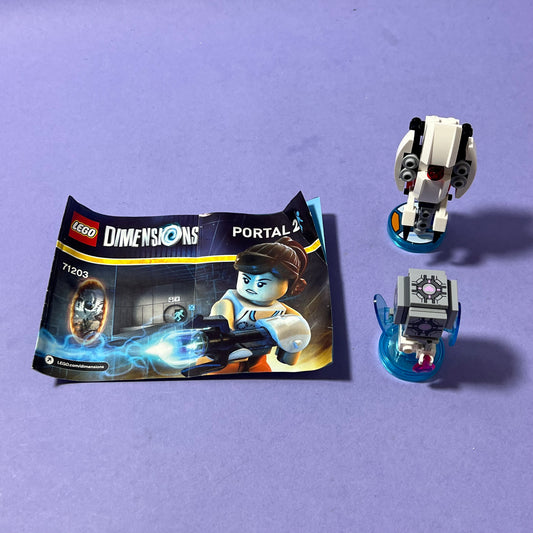 LEGO Dimensions Portal 2 Cube & Sentry Gun - Accessories