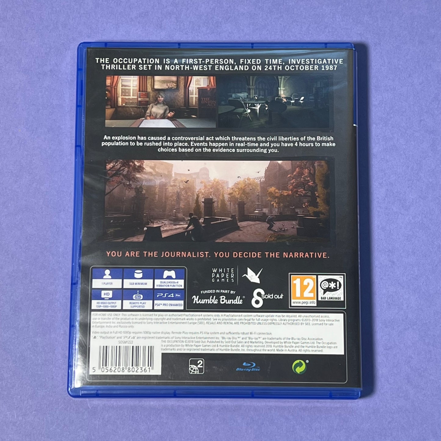 The Occupation - PS4 Game