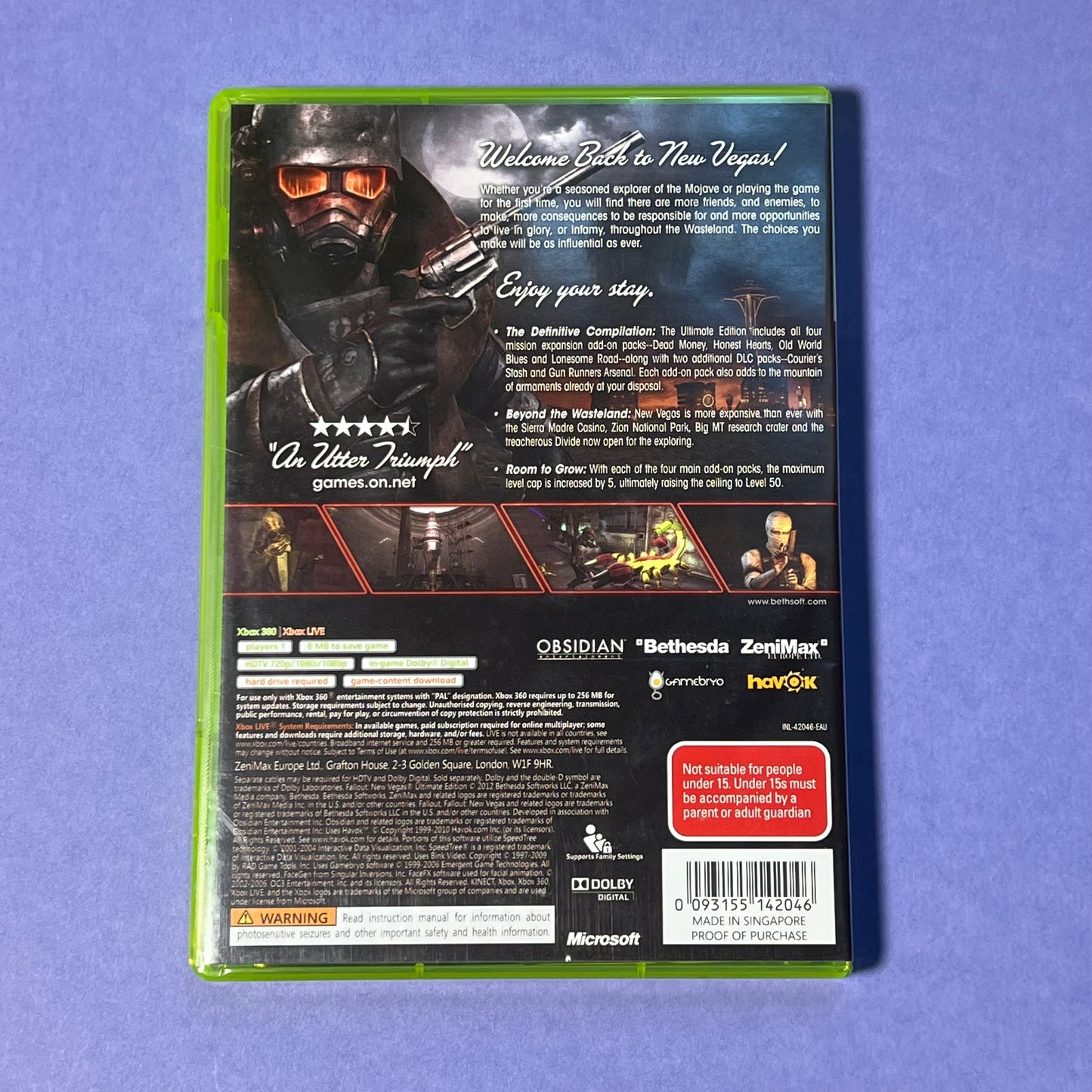 Fallout New Vegas Ultimate Edition - Xbox 360 Game