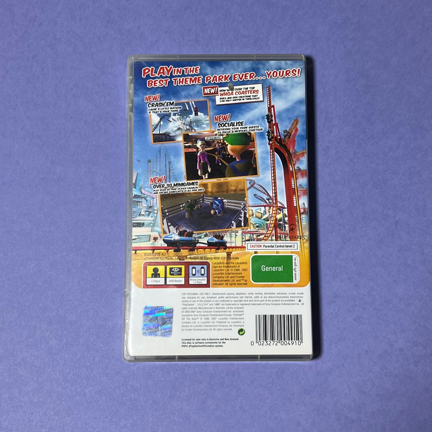 Thrillville Off the Rails - PSP Game