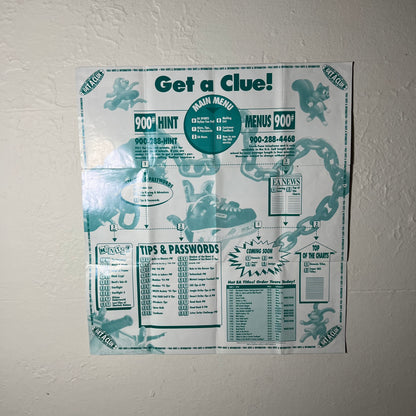 Electronic Arts Get A Clue Promotional - Game Poster